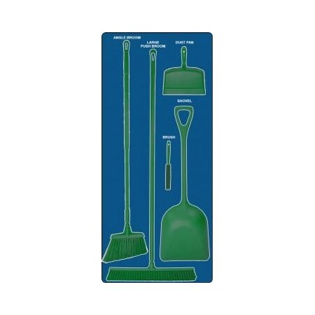 Accuform DRY ZONE STOREBOARDS ULTRA PSB712BUGN PSB712BUGN